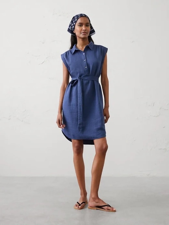 Banana Republic Dresses & Skirts - NWT Banana Republic Navy Gauze Dress / Size XL